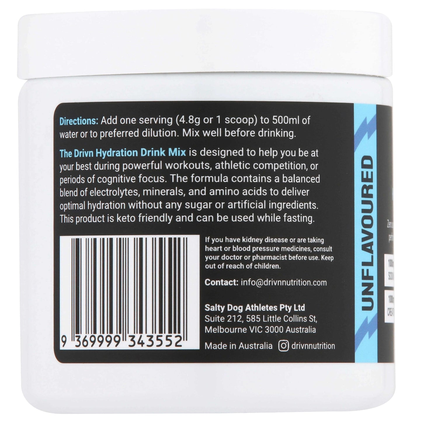 Drivn Nutrition Hydration Drink Mix